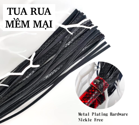 Thông tin Roi Da Tình Yêu Lan Wan Đồ Chơi BDSM Cao Cấp Màu Đỏ Đen nhập khẩu